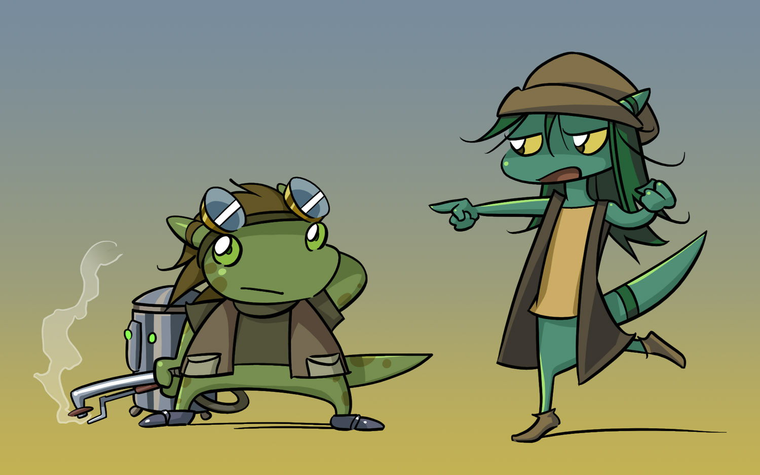 Dilli seems bothered about the way Rashus has been welding things.